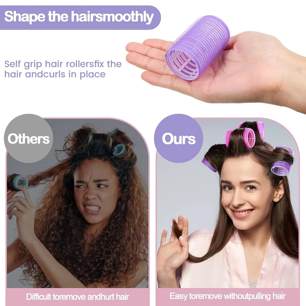 Elaso Self Grip Hair Roller Set