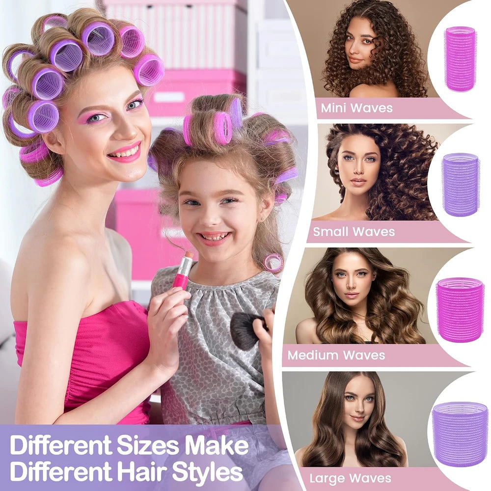 Elaso Self Grip Hair Roller Set